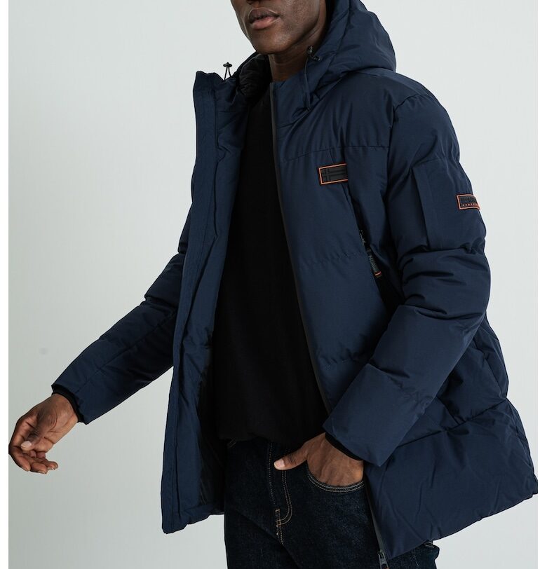 Зимно яке Bob с качулка - Тъмносин Geographical Norway