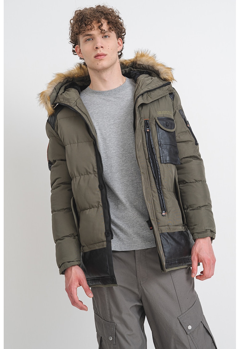 Зимно яке Busseldorf с качулка - Каки Geo Norway