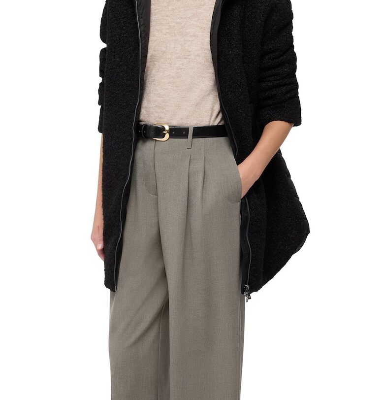 Зимно яке Calithe с качулка - Черен Geox