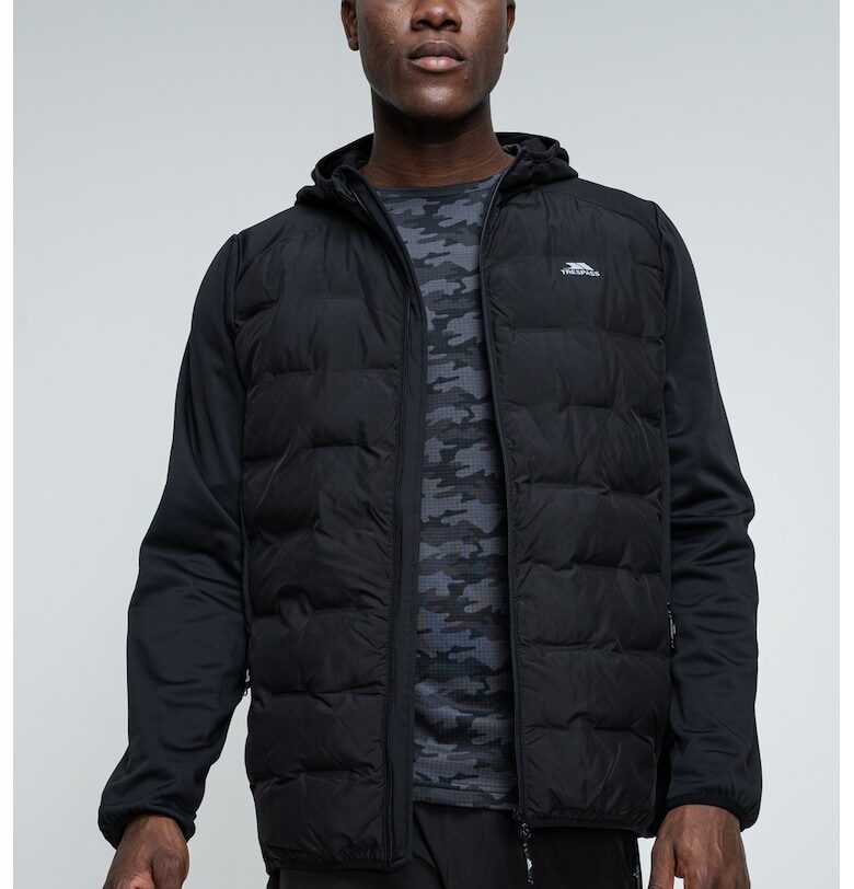 Зимно яке Jorge с качулка - Черен Trespass