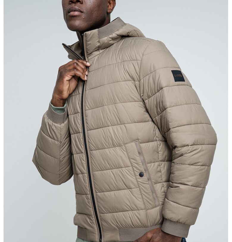 Зимно яке Odenis със стандартна кройка - Бежов BOSS