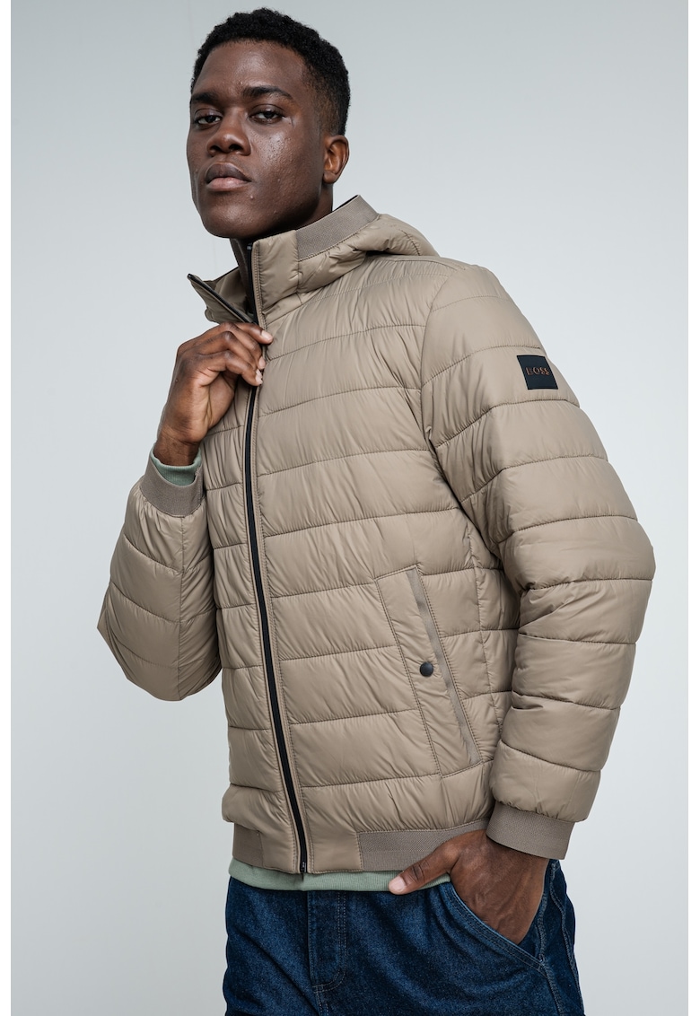 Зимно яке Odenis със стандартна кройка - Бежов BOSS