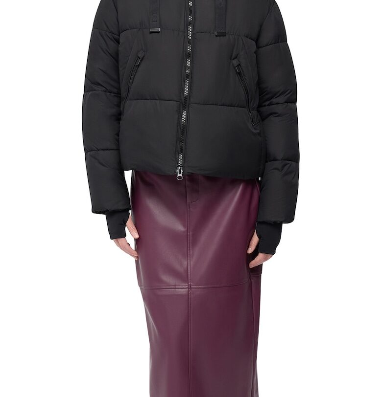 Зимно яке Spherica с качулка и цепки за палците Geox