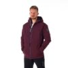 Зимно яке за трекинг Bodie с качулка - Бордо NORTHFINDER