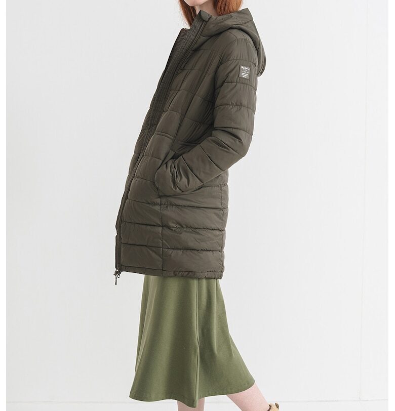 Зимно яке с джобове встрани - Папратово зелено Pepe Jeans London