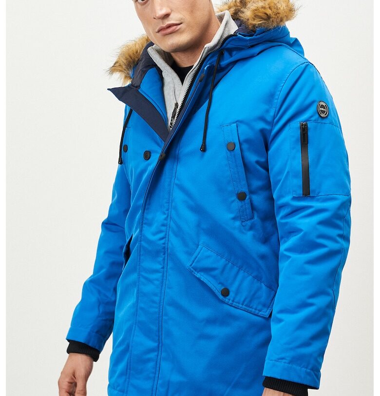 Зимно яке с еко пух - Кралско Синьо ACCo