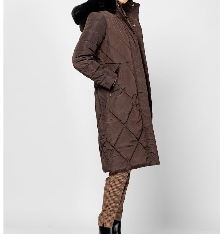 Зимно яке с еко пух - Кафяв Heavy Tools