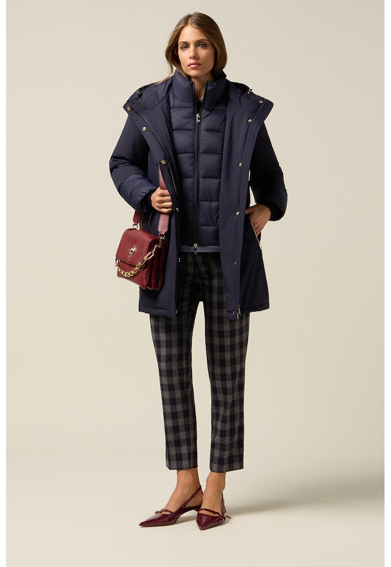 Зимно яке с качулка - Тъмносин Oltre