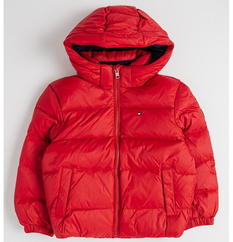 Зимно яке с качулка - Червен Tommy Hilfiger