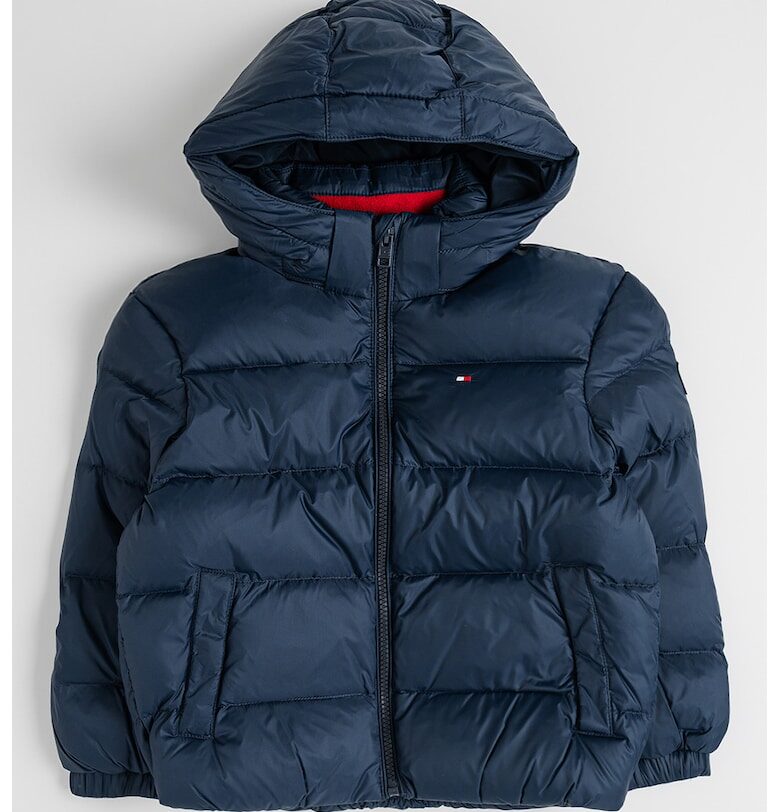 Зимно яке с качулка - Тъмносин Tommy Hilfiger