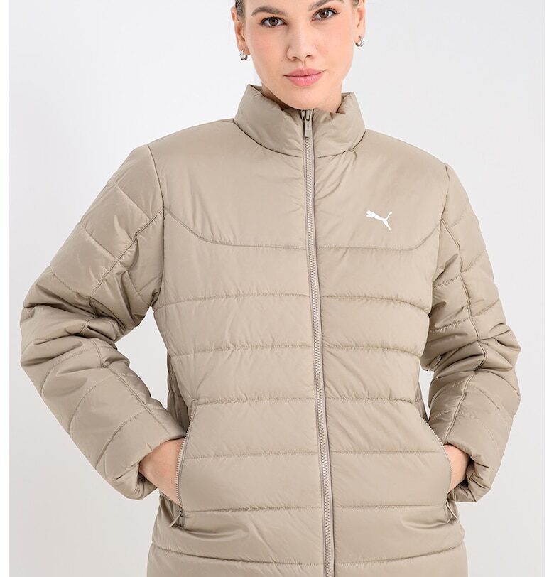 Зимно яке с лого - Бежов Puma