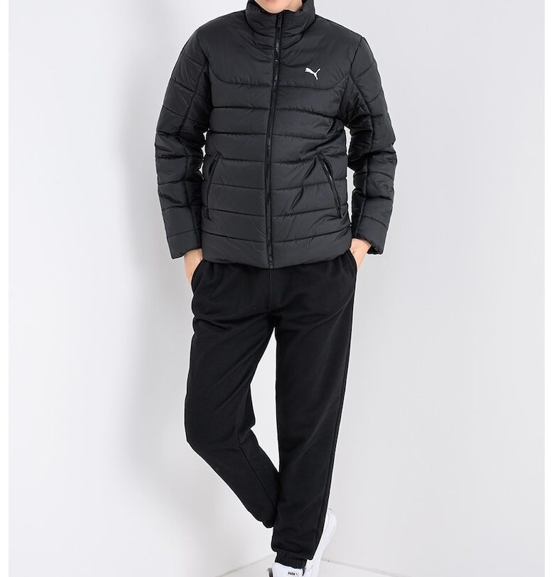 Зимно яке с лого - Черен Puma