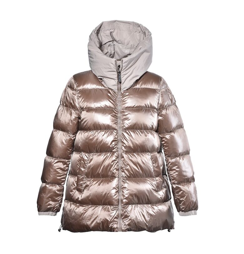 Зимно яке с пухена вата и висока яка Baldinini