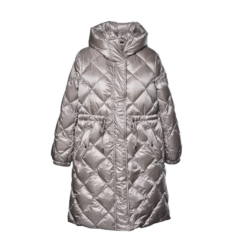 Зимно яке с пухена вата и метализиран ефект Baldinini