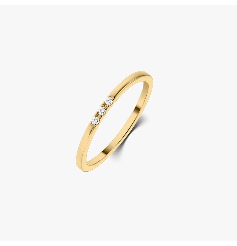 Златен пръстен Elegance - Диаманти INDIRA