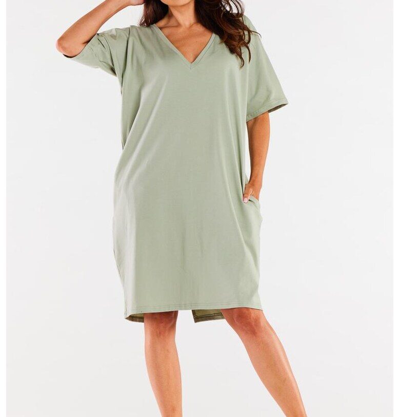 Извънгабаритна рокля - с джобове - Един размер InfiniteYou