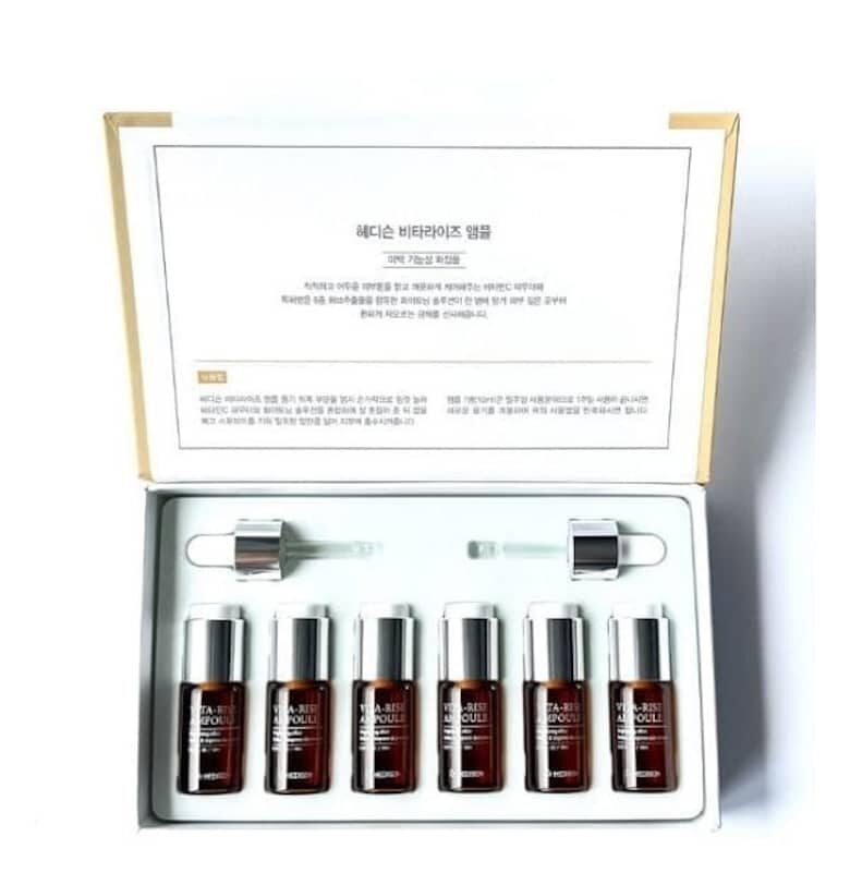 Изсветляващи ампули за кожата -  С витамин С - 6х10мл Dr HEDISON