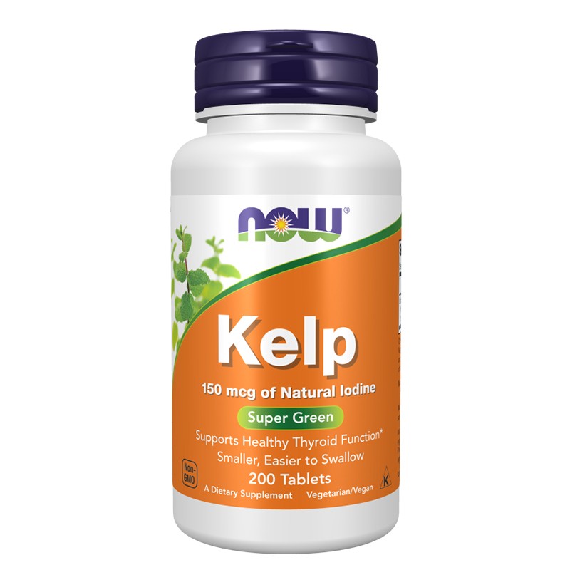 Йод (от келп) – Нормална функция на щитовидната жлеза