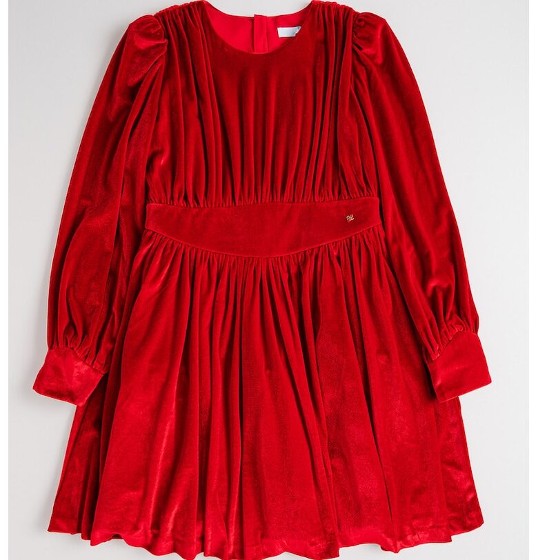 Кадифена разкроена рокля Abel  Lula