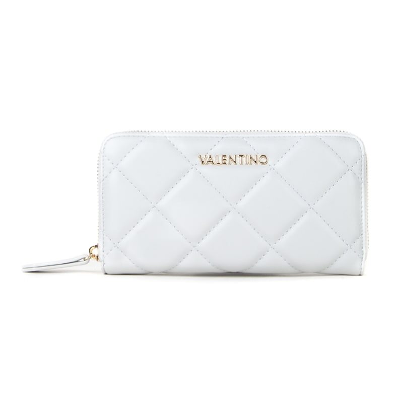 Капитониран портфейл Ocarina с цип Valentino Bags
