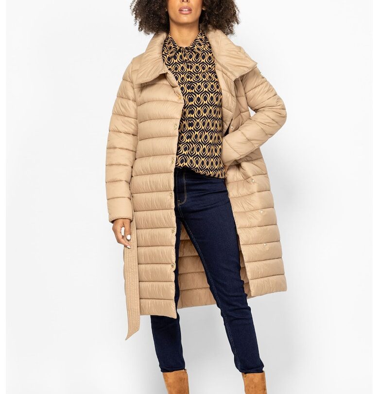 Капитонирано дълго зимно яке - Камел Heavy Tools