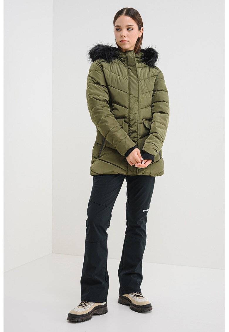 Капитонирано зимно яке Augustine с еко пух - Каки Geo Norway