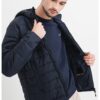 Капитонирано зимно яке Gesar с качулка - Тъмносин Napapijri