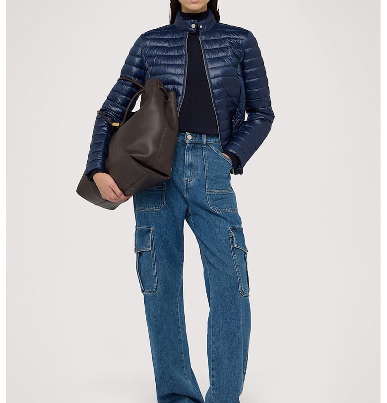 Капитонирано зимно яке - Тъмносин Trussardi