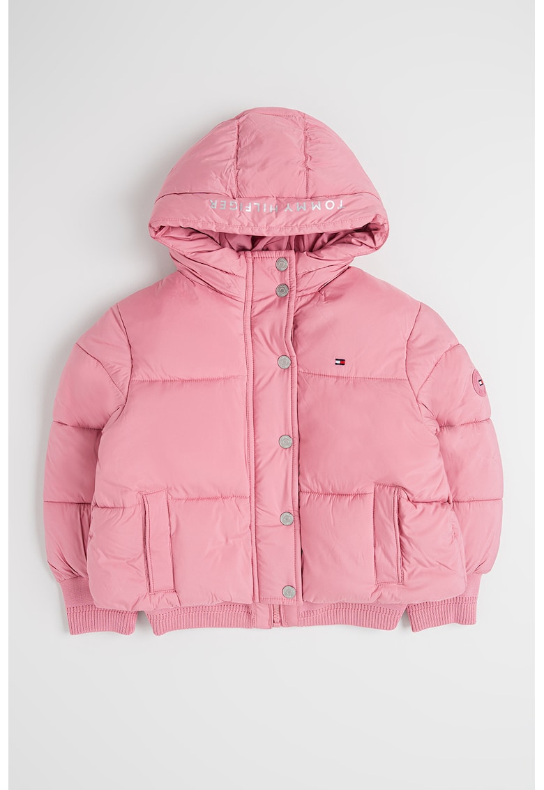 Капитонирано зимно яке с качулка - Светлорозов Tommy Hilfiger