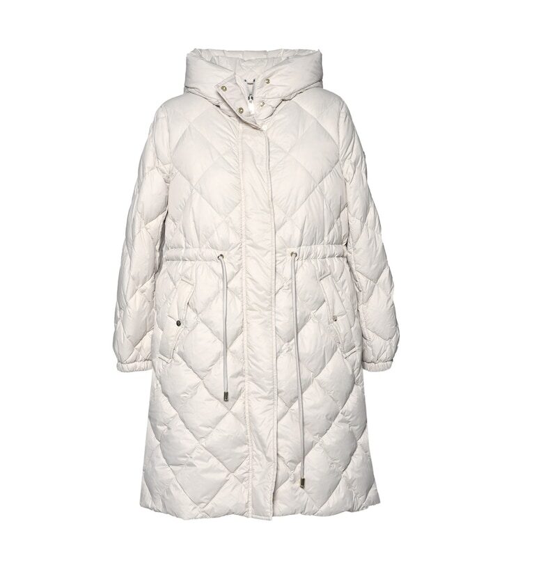 Капитонирано зимно яке с регулираща се талия - Бежов Baldinini