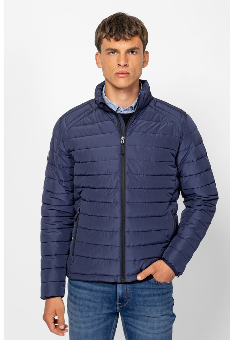 Капитонирано яке с цип - Тъмносин Heavy Tools