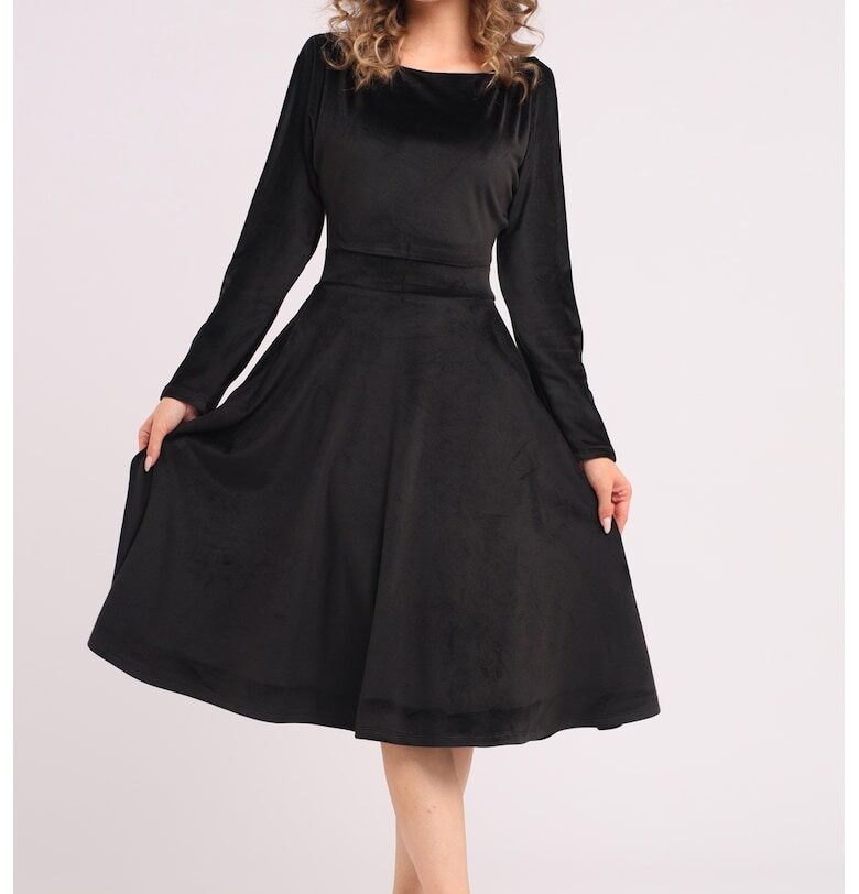 Кафифена рокля с джобове CAMISSI