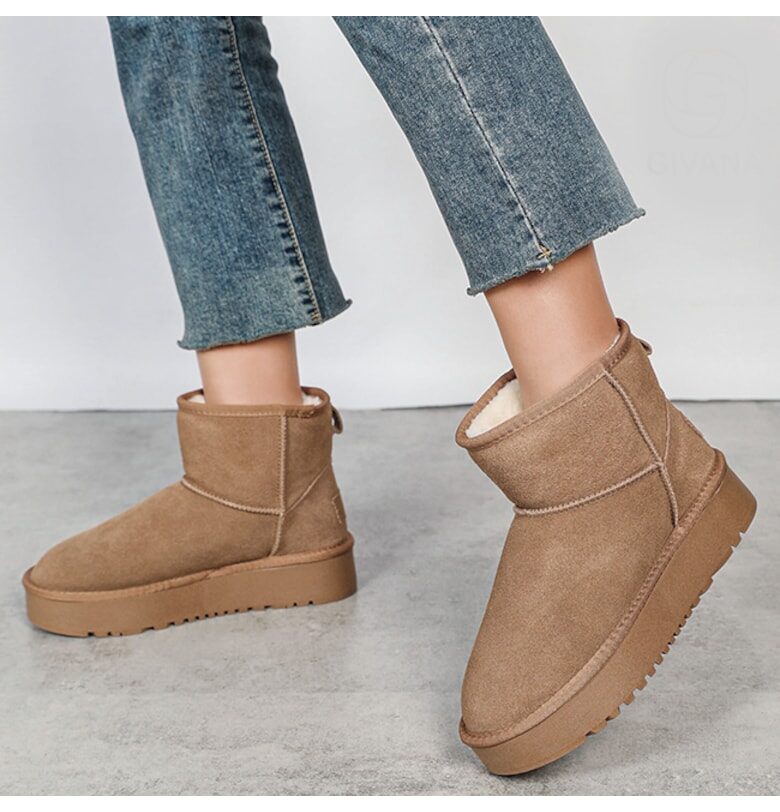 Кафяви боти от естествена кожа NN605 117 16210 SOFILINE