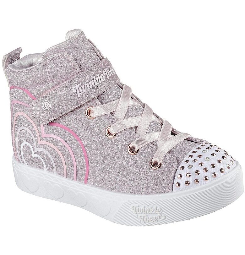 Кецове Twinkle Toes Heart Steps с LED светлини Skechers