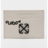 Кожен калъф за карти Jitney с лого OFF-WHITE