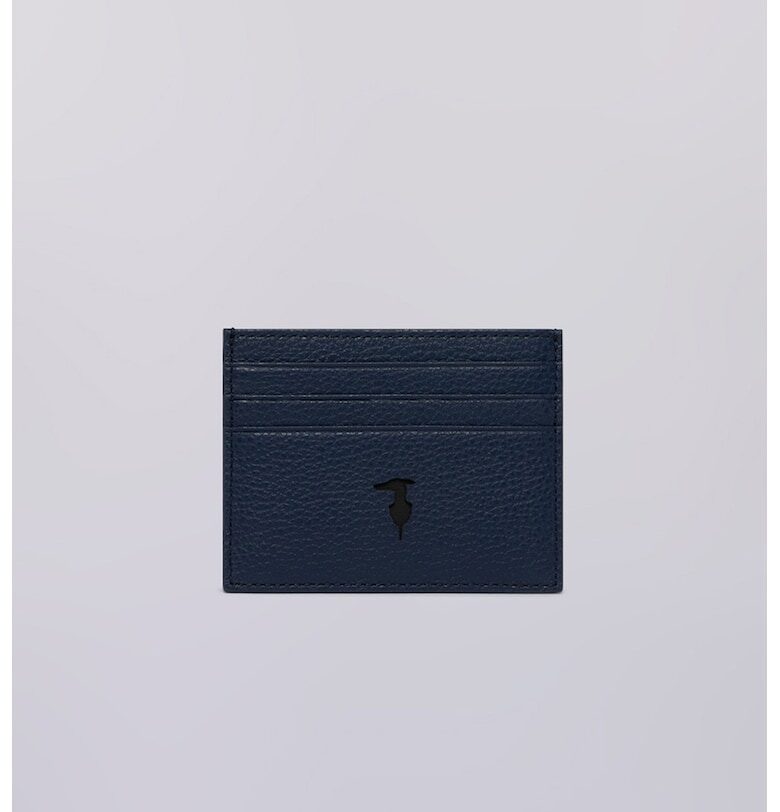 Кожен калъф за карти с лого Trussardi