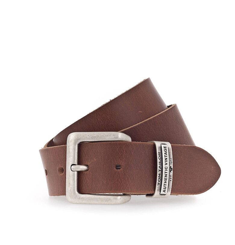 Кожен колан Giaspo с квадратна тока Tom Tailor