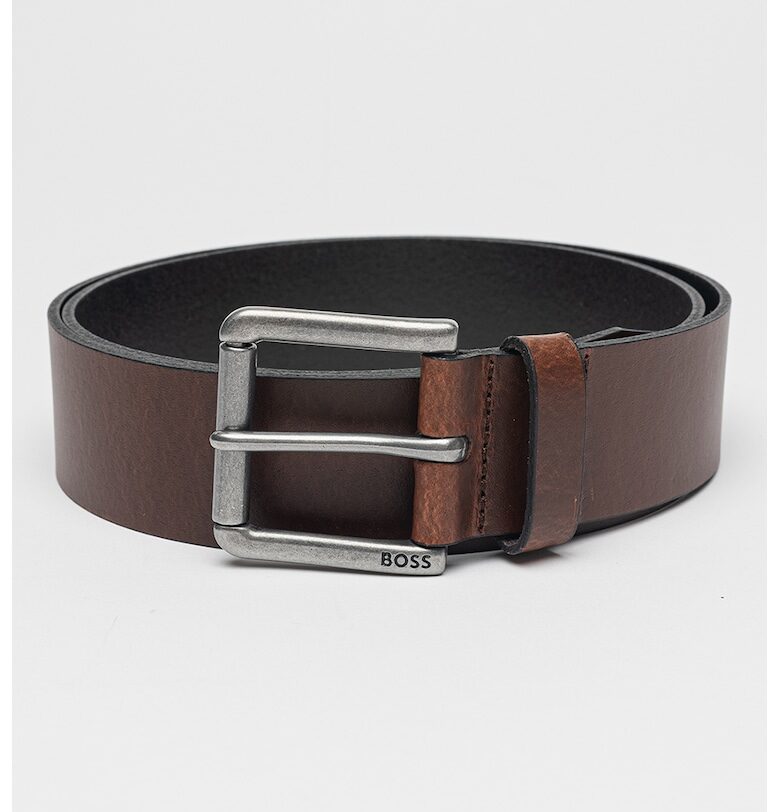 Кожен колан Joris с лого BOSS