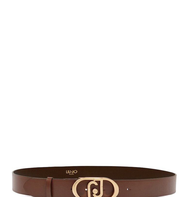 Кожен колан Lapuffy с тока с лого Liu Jo