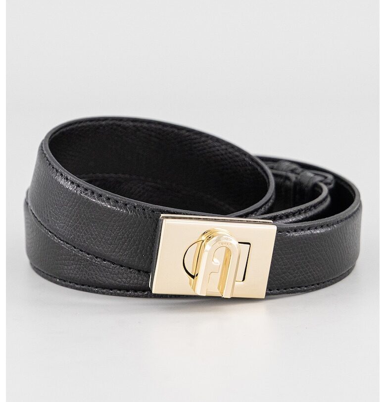 Кожен колан с лого на токата Furla