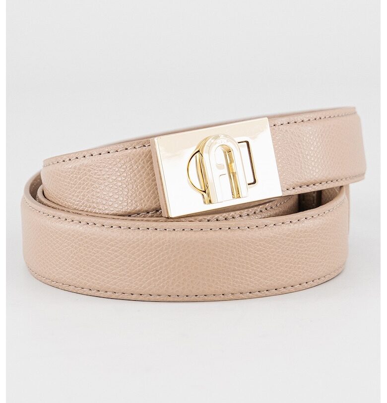 Кожен колан с лого на токата Furla