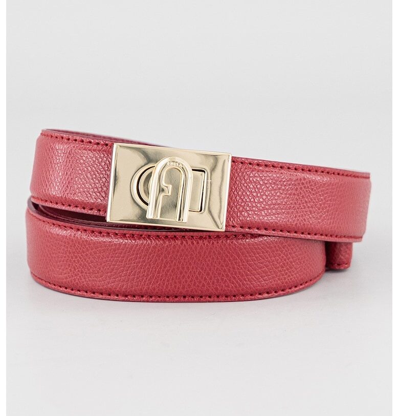 Кожен колан с лого на токата Furla