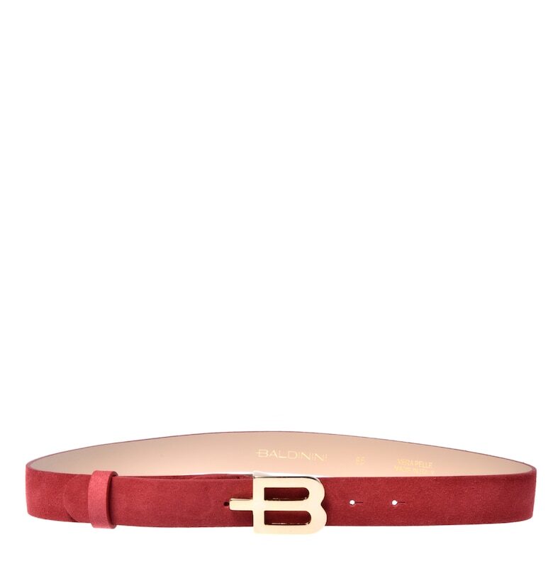 Кожен колан с метална тока Baldinini