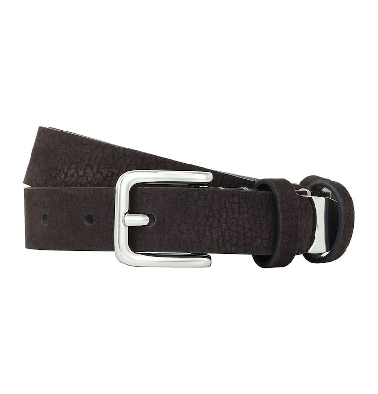 Кожен колан с метална тока Potamy