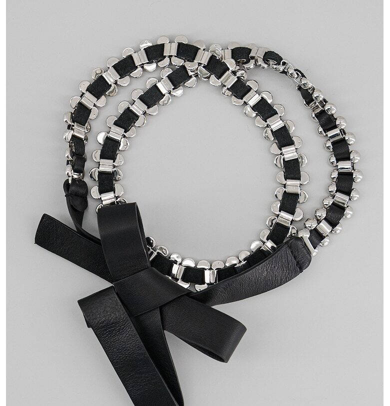 Кожен колан с метални детайли Pinko