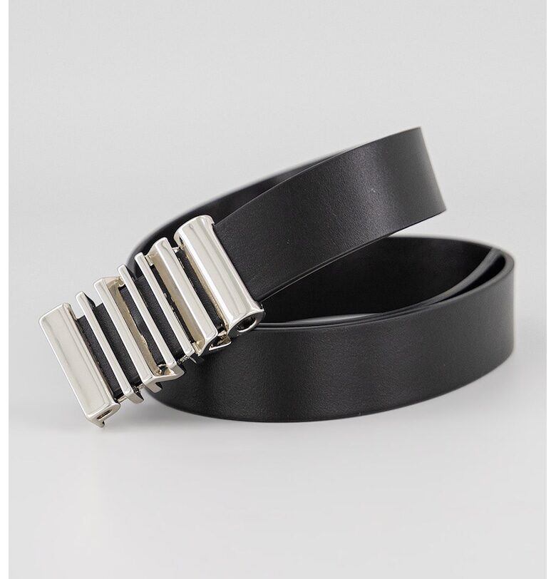 Кожен колан с тока с лого Pinko