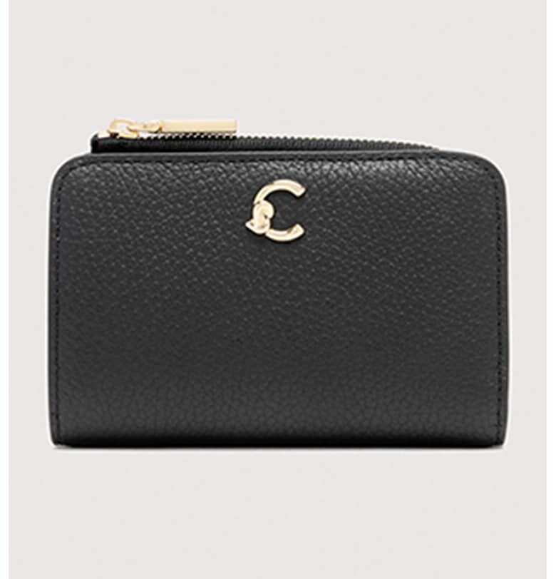 Кожен портфейл C-Me с двойно прегъване COCCINELLE