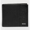 Кожен портфейл New Crosstown с двойно прегъване BOSS