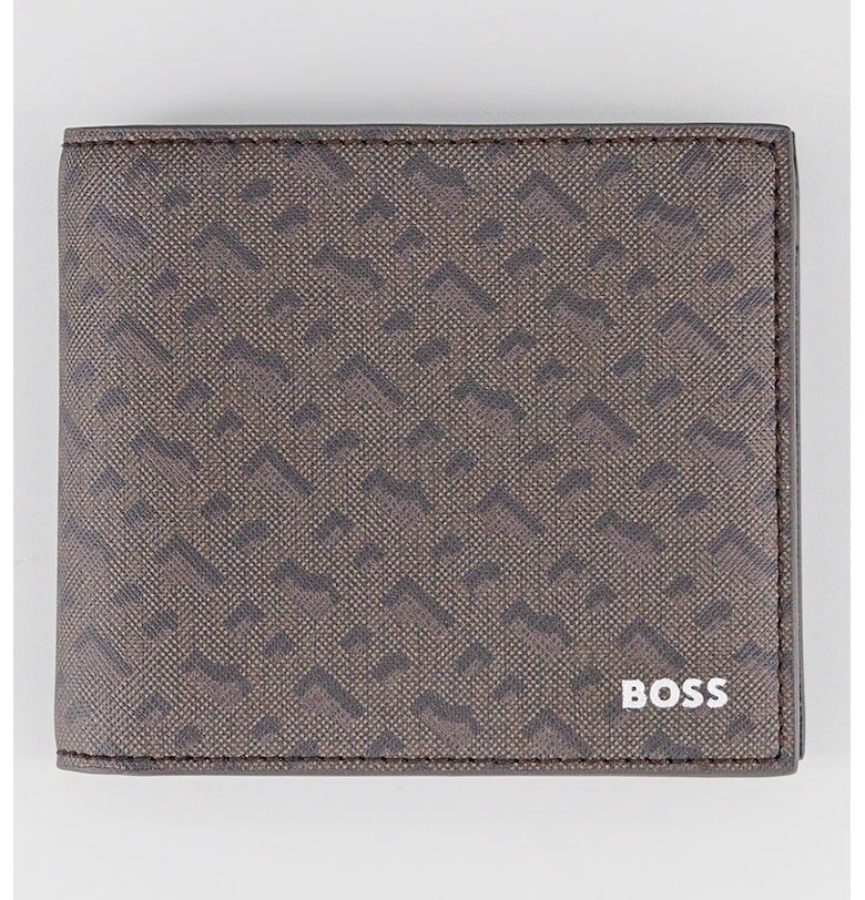 Кожен портфейл Zair с десен BOSS