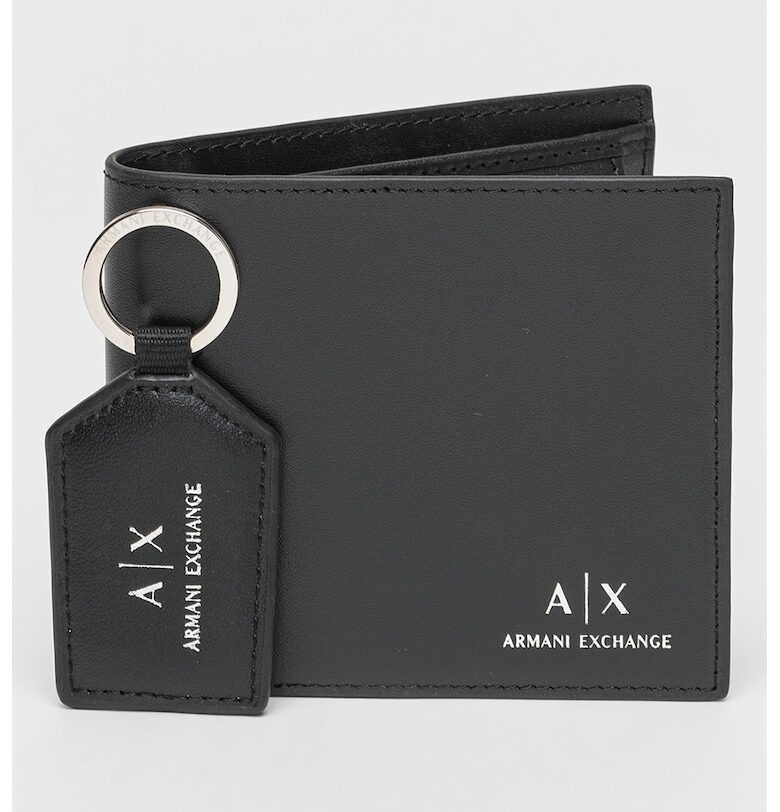 Кожен портфейл и ключодържател ARMANI EXCHANGE